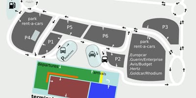 セビリア空港地図